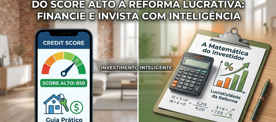Do Score Alto à Casa Nova: O Guia Prático para Financiar sua Reforma sem Cair em Ciladas
