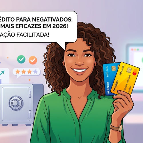 Como Conseguir Cartão de Crédito para Negativados em 2026: As 3 Formas Mais Eficazes